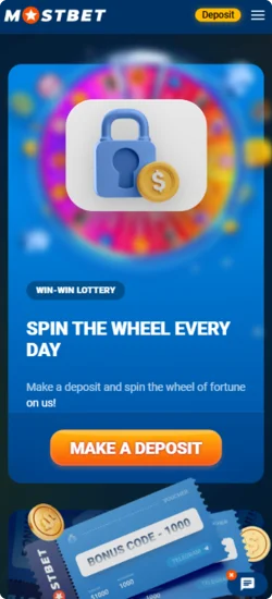 Free money Mostbet app