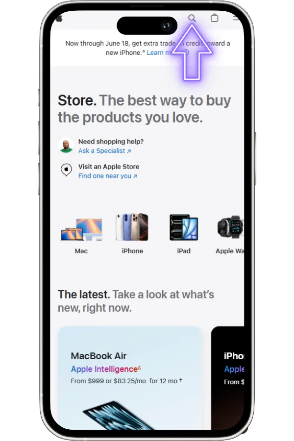 Open the App Store