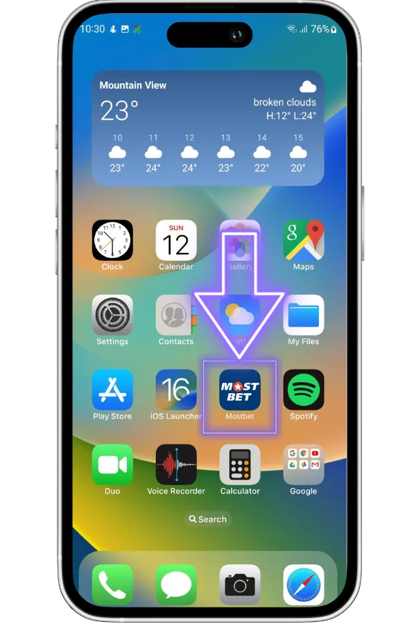 Open the App