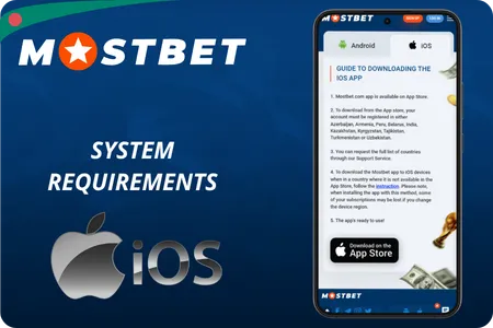 iOS System Requirements Mostbet